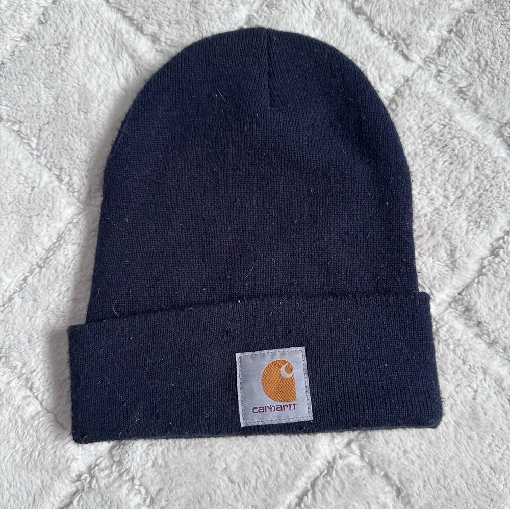 Carhartt | Knit Cuffed Beanie Navy Blue | One Size
